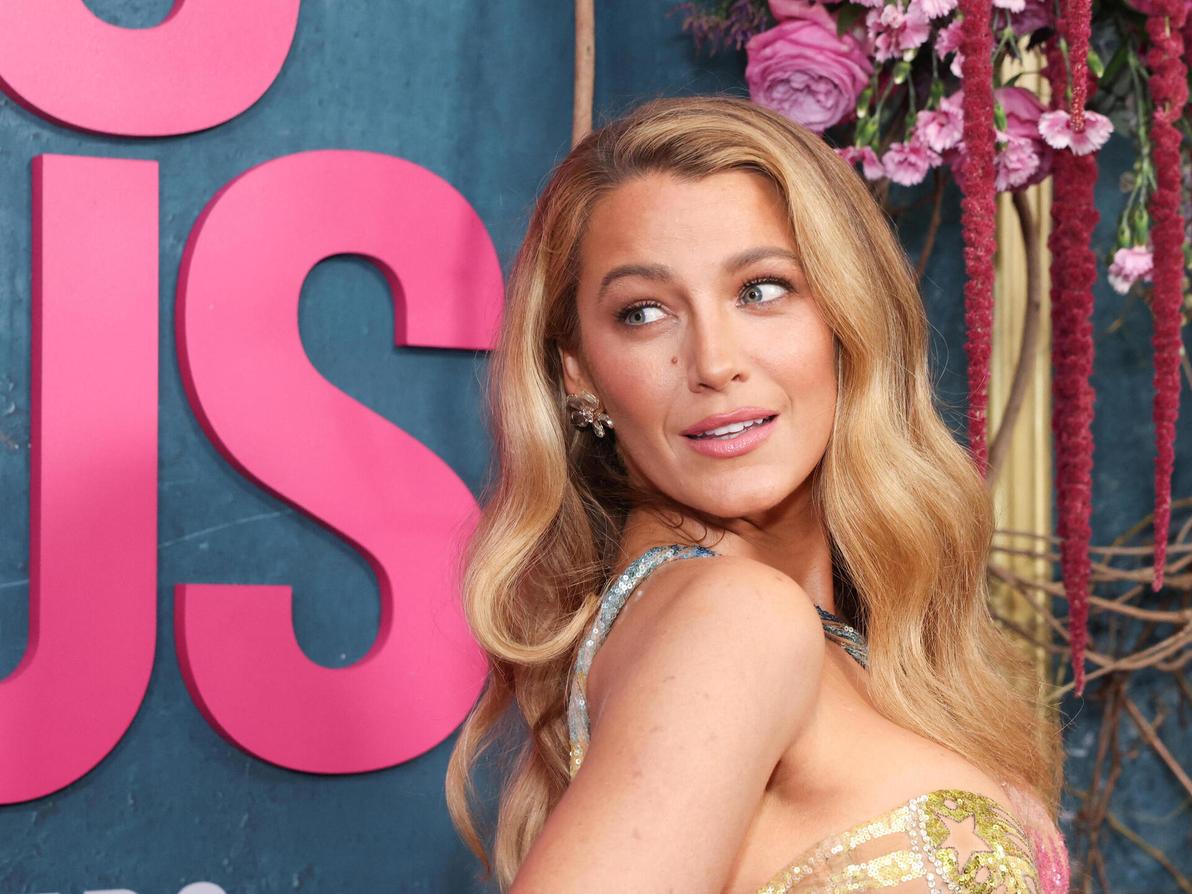 בלייק לייבלי בפרמיירה של "איתנו זה נגמר" (צילום: REUTERS/Caitlin Ochs) בלייק לייבלי בפרמיירה של "איתנו זה נגמר", 2024