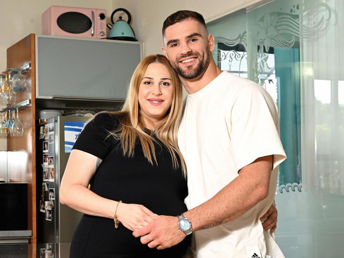 פיטר פלצ'יק ודניאל יולזרי. "בקרוב נחליט איזה שם יזכה במדליית הזהב" (צילום: קובי קואנקס) פיטר פלצ'יק ודניאל יולזרי