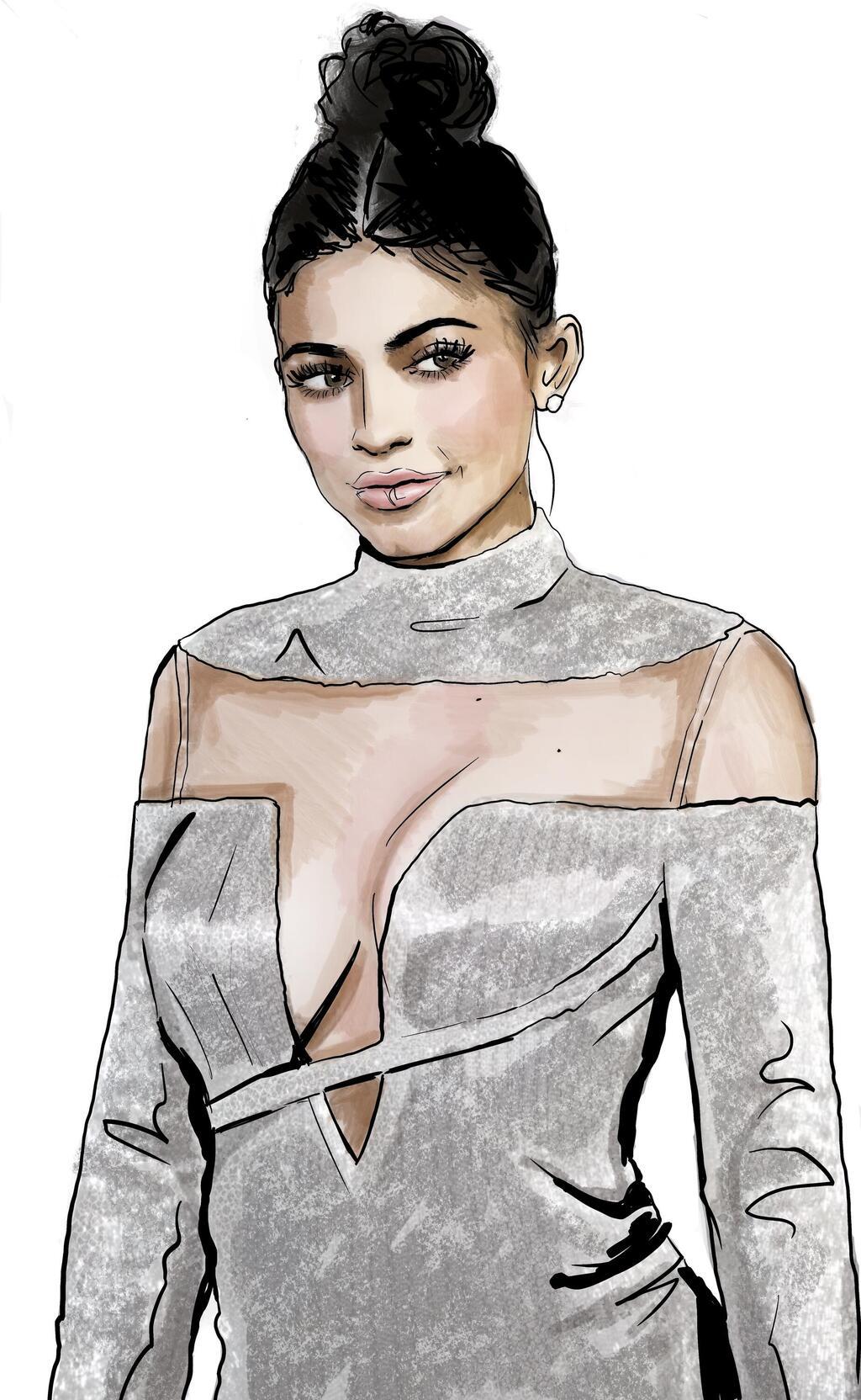 איור של קיילי ג'נר