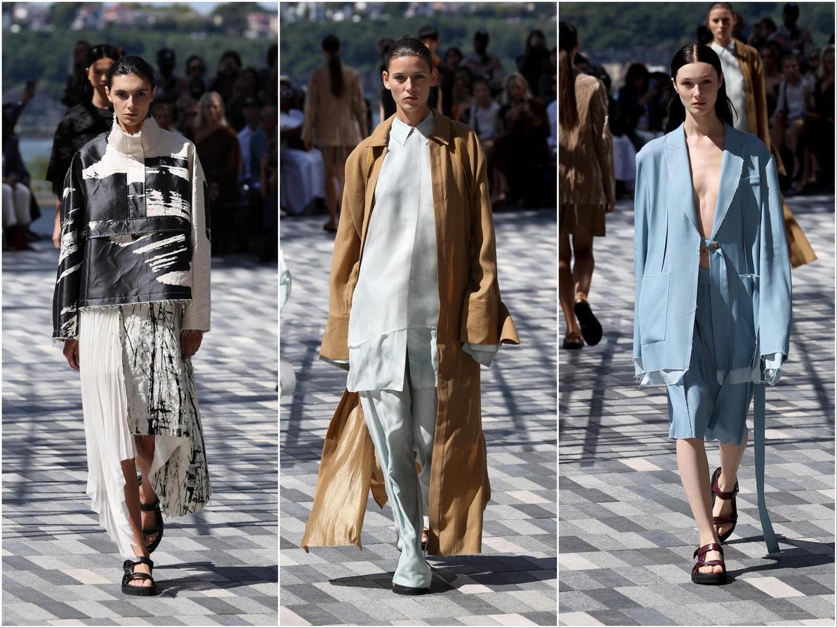 כתב ידו של המעצב ג'ייסון וו משתכלל מעונה לעונה, כשהוא מציג יד חופשית, גזרות משוחררות וצבעוניות מאופקת (צילום: Arturo Holmes/Getty Images) ג'ייסון וו, תצוגת אביב-קיץ 2025