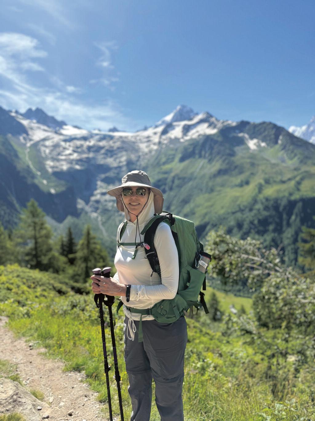 אילנה שושן ארבעה חודשים אחרי הפציעה: במסע באלפים (צילום: אלבום פרטי) אילנה שושן ארבעה חודשים אחרי הפציעה: במסע באלפים