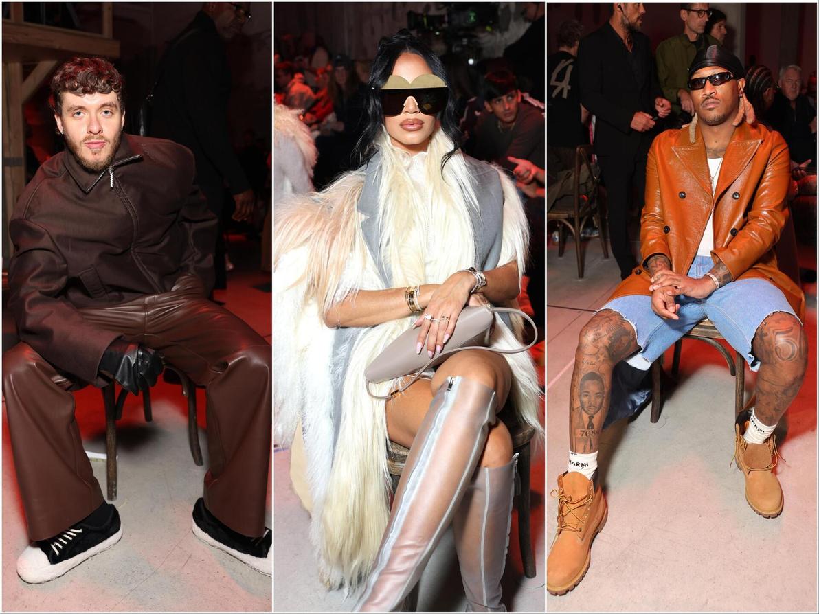 פיוצ'ר, לורן הובס וג'ק הארלו בתצוגת אביב-קיץ 2025 של מארני בשבוע האופנה במילאנו