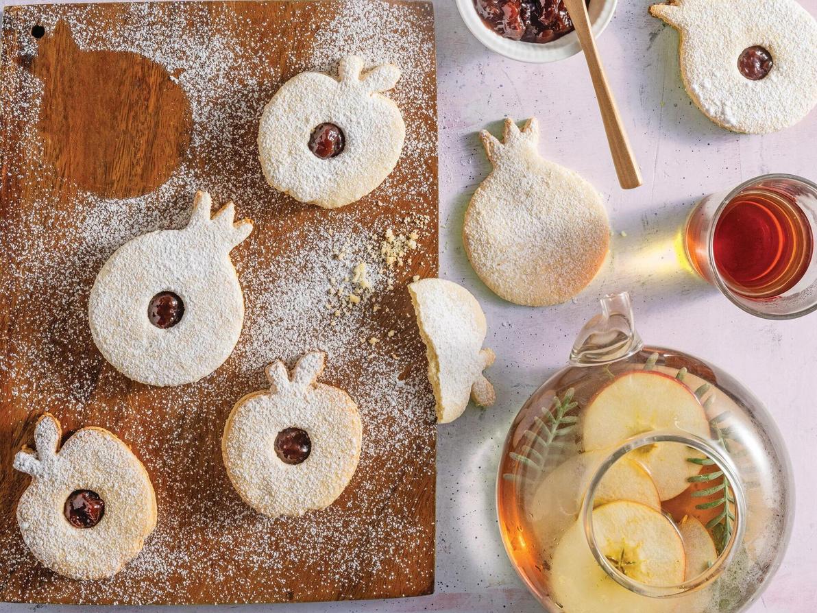 עוגיות ריבה ללא גלוטן (צילום: דניאל לילה, סגנון: נעמה רן) עוגיות ריבה ללא גלוטן