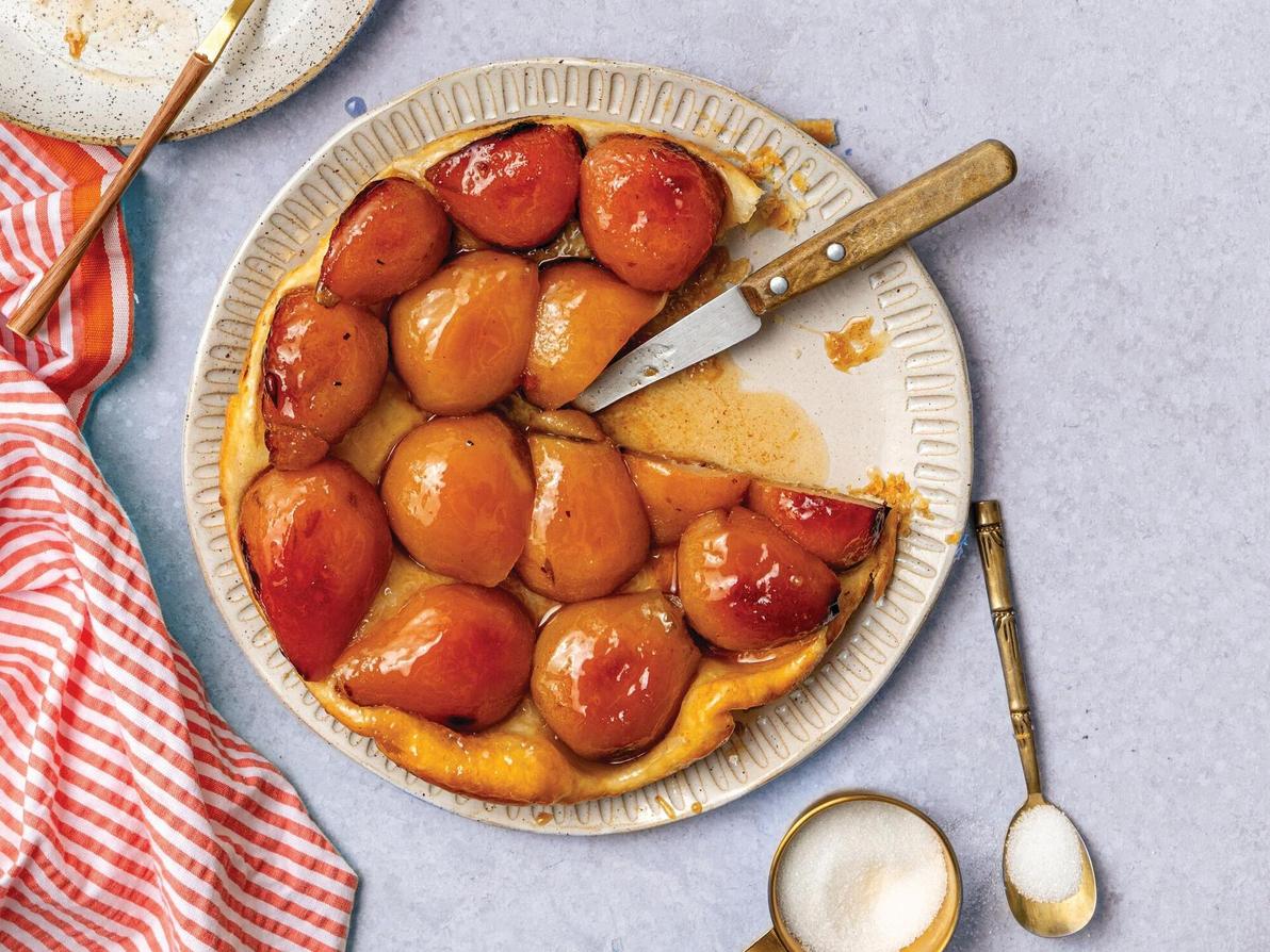 טארט טאטן אגסים עם טריק