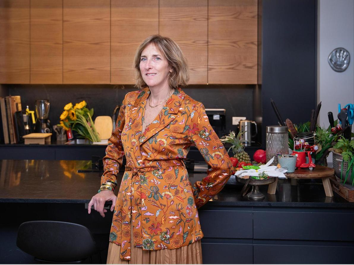 חנה מנקס בביתה