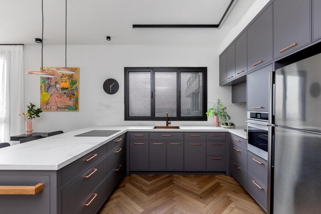 דירת קבלן לזוג פנסיונרים, עיצוב: נורית מור יוסף