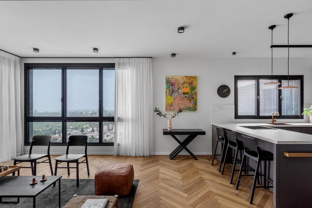 דירת קבלן לזוג פנסיונרים, עיצוב: נורית מור יוסף