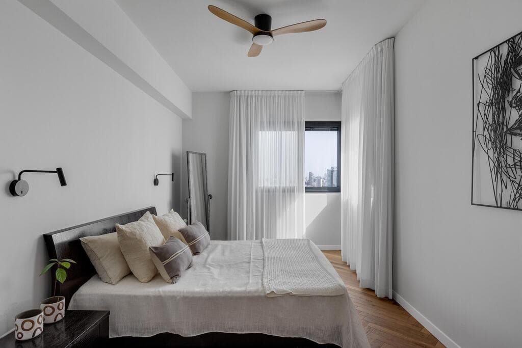 דירת קבלן לזוג פנסיונרים, עיצוב: נורית מור יוסף