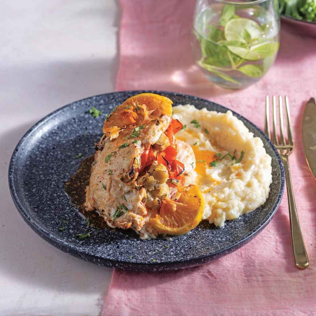 חזה עוף במילוי קפונטה