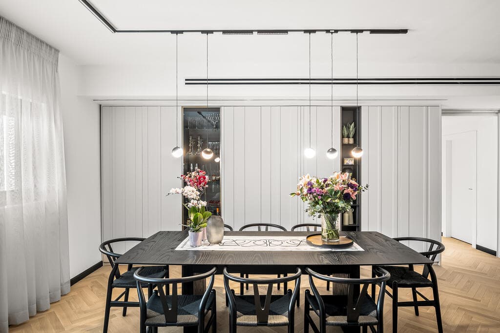 דירת מיני פנטהאוז, עיצוב: שלומית דאובה