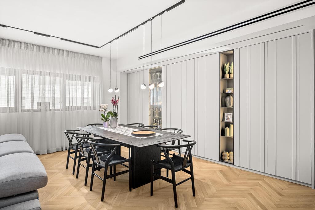 דירת מיני פנטהאוז, עיצוב: שלומית דאובה