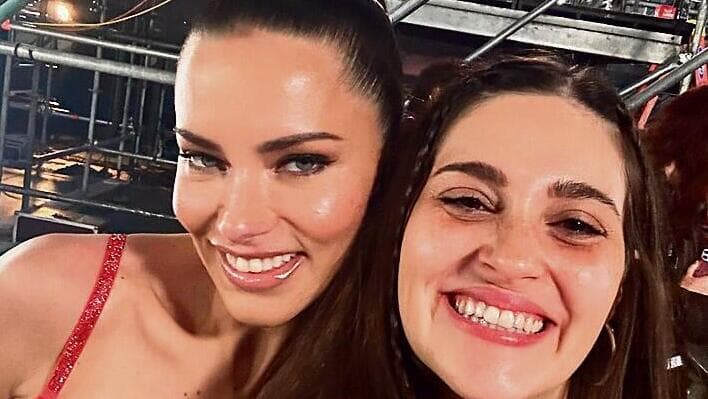 ברית שקד עם הדוגמנית אדריאנה לימה