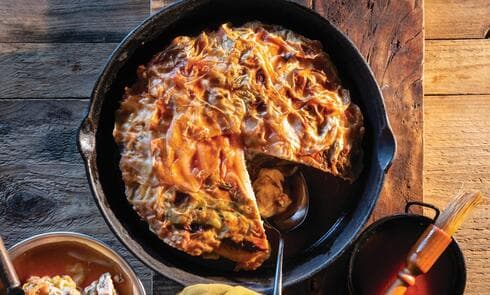 עוגת כרוב ובשר