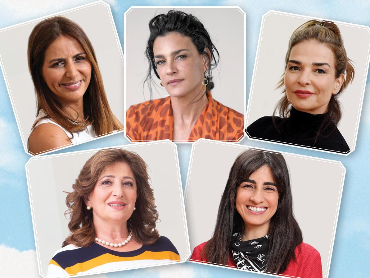 מי גורו הבריאות שלהן? אורנה דץ, שירז טל, עינת שרוף, דאנה איבגי, אולגה לבייב (צילום: קובי קואנקס, אביגיל עוזי, יובל חן, שי כהן ארבל) אורנה דץ, שירז טל, עינת שרוף, דאנה איבגי, אולגה לבייב