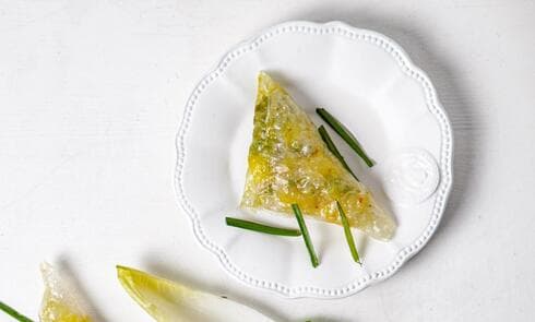 כיסוני סמוסה אפויים מדפי אורז