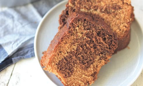 עוגת שיש דבש ושוקולד