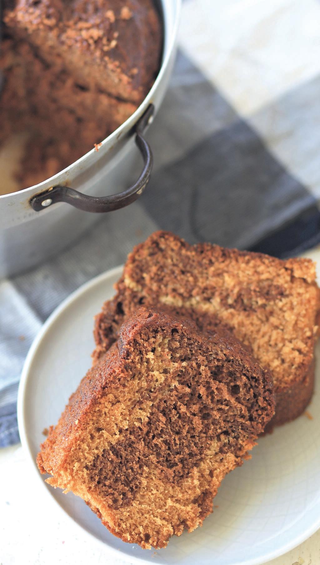 עוגת שיש דבש ושוקולד