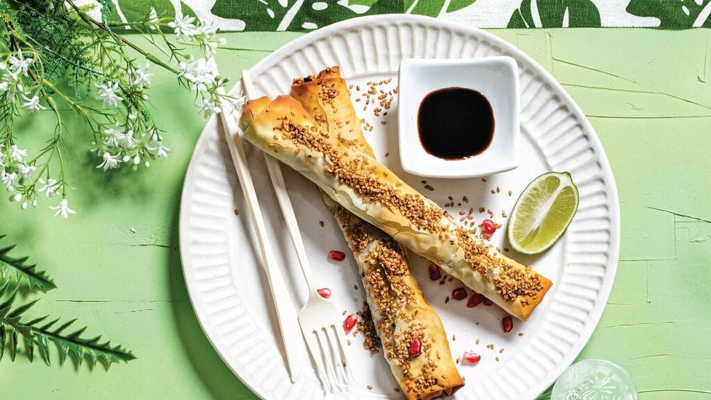  אגרול אפוי ממולא בכבדי עוף 