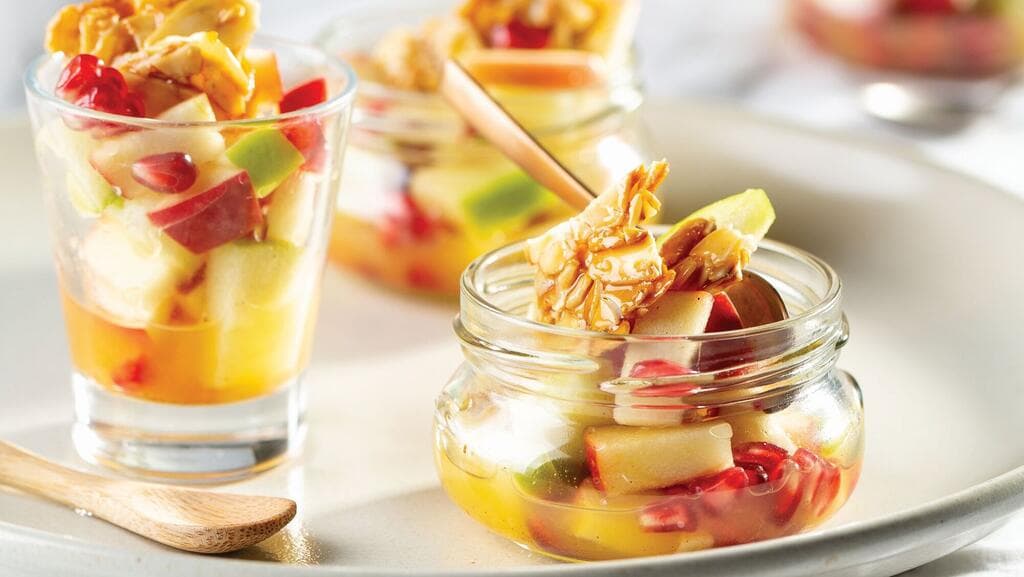 סלט תפוח בדבש