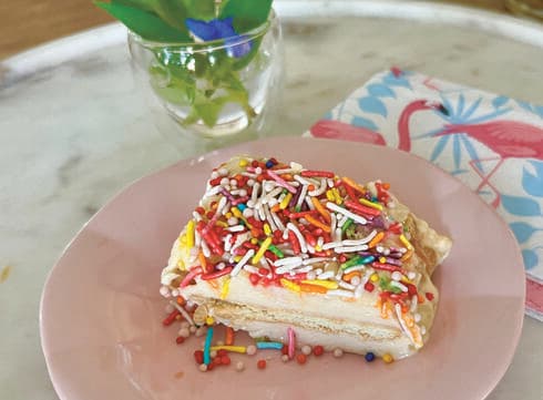 עוגת קסטה לבנה