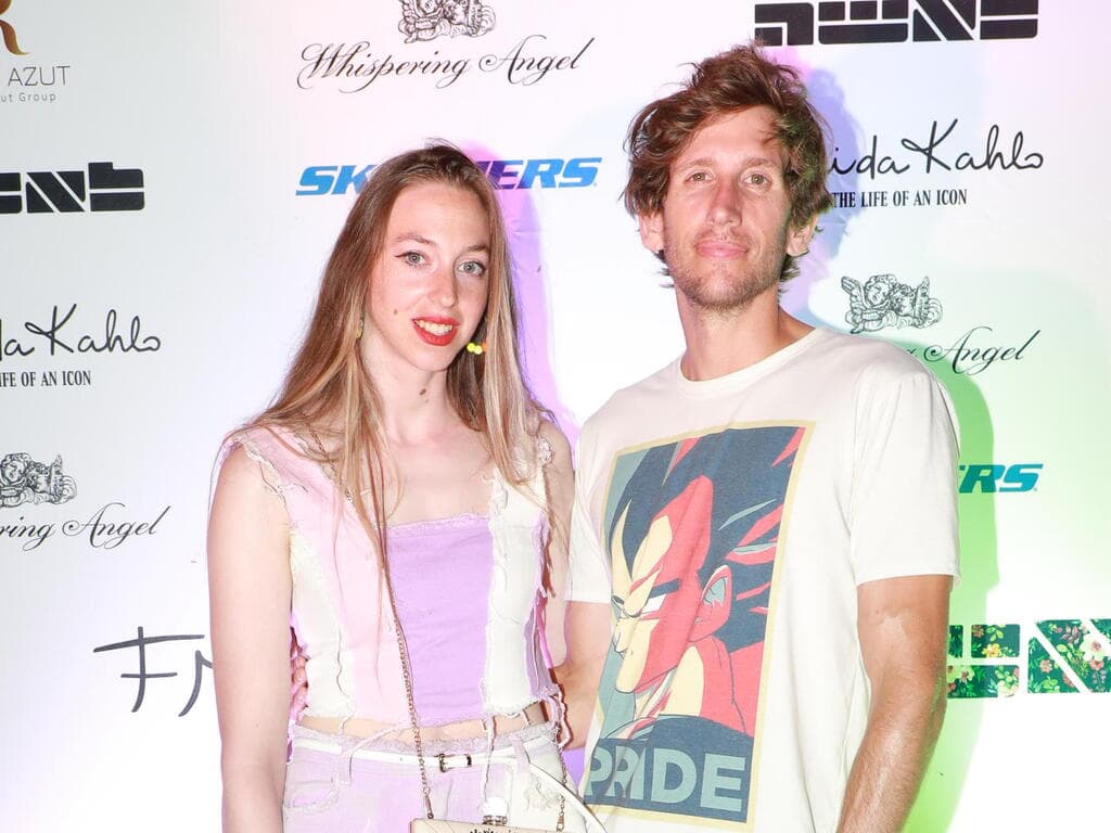 סול בוסיאן ואמור פז באירוע התערוכה של פרידה קאלו