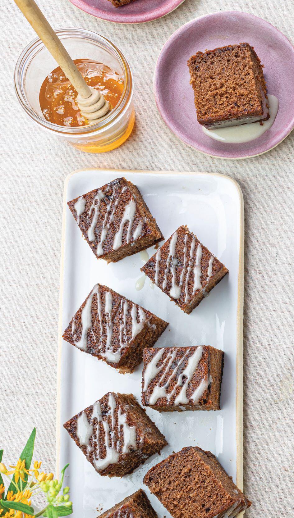 עוגת שוקולד, דבש ושמן זית