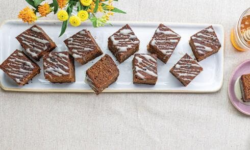 עוגת שוקולד, דבש ושמן זית