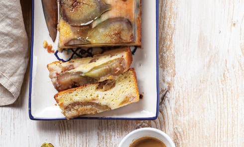 עוגת תאנים הפוכה