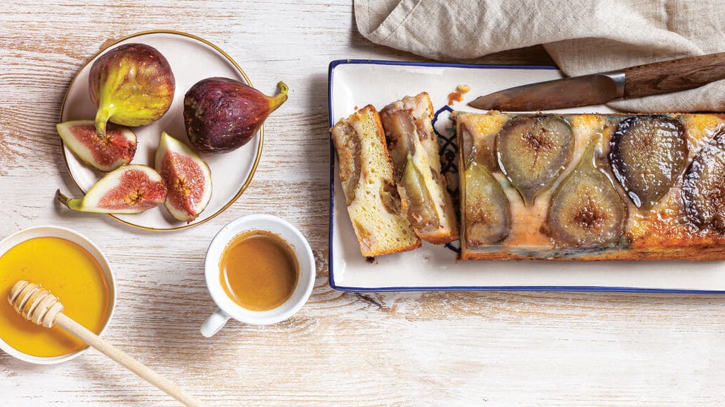 עוגת תאנים הפוכה