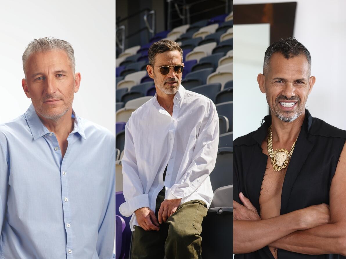 מימין: ארז משולמי, סהר שלו ורן גלר (צילום: אביגיל עוזי, גילי בניטה, סיגל קולטון) מימין: סהר שלו, ארז משולמי רן גלר