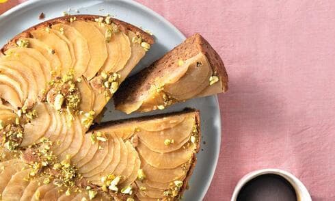 עוגת תפוחים ותמרים ללא סוכר