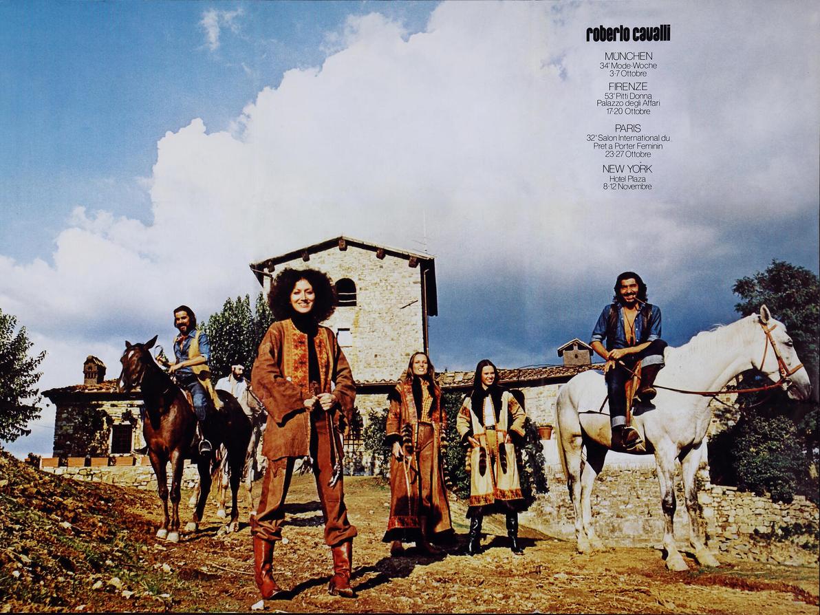 קולקציה של תמרה יובל ג'ונס לרוברטו קוואלי, 1976