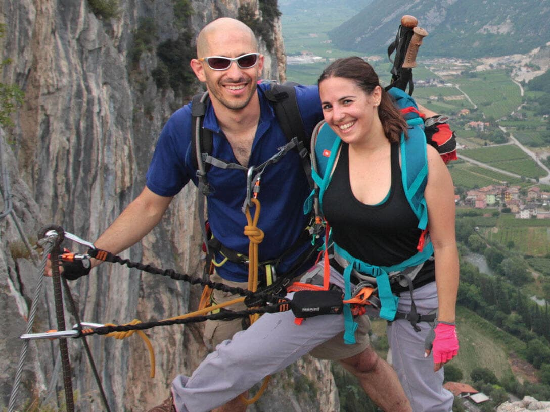 "היה ברור שיש פה פלרטוט". יעל אלידע-עברון וגיא עברון (צילום: אלבום פרטי) יעל אלידע-עברון וגיא עברון