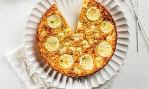 פשטידת פצפוצי אורז וגבינות