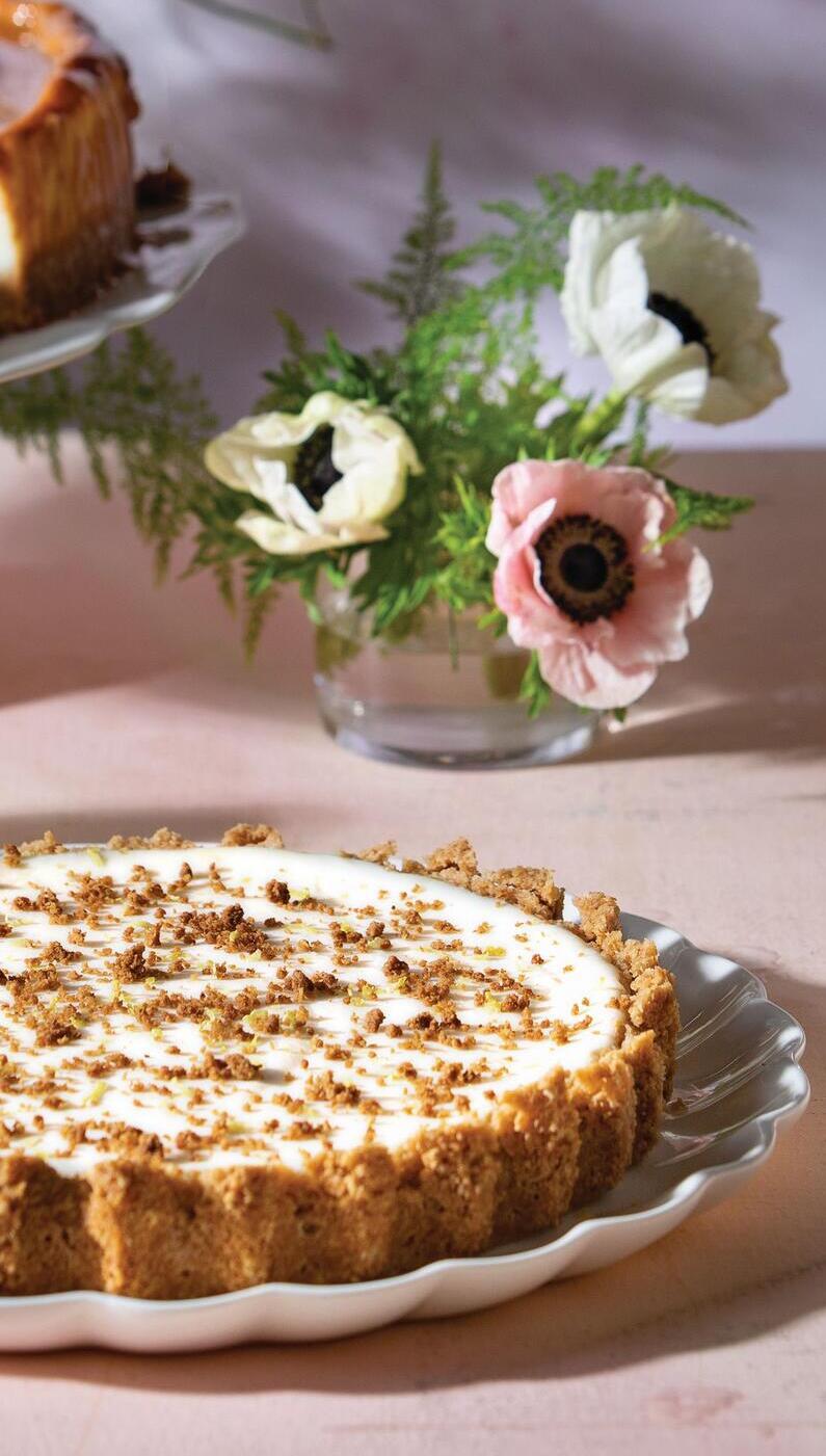 טארט שיבולת שועל עם גבינת ריקוטה וחלווה