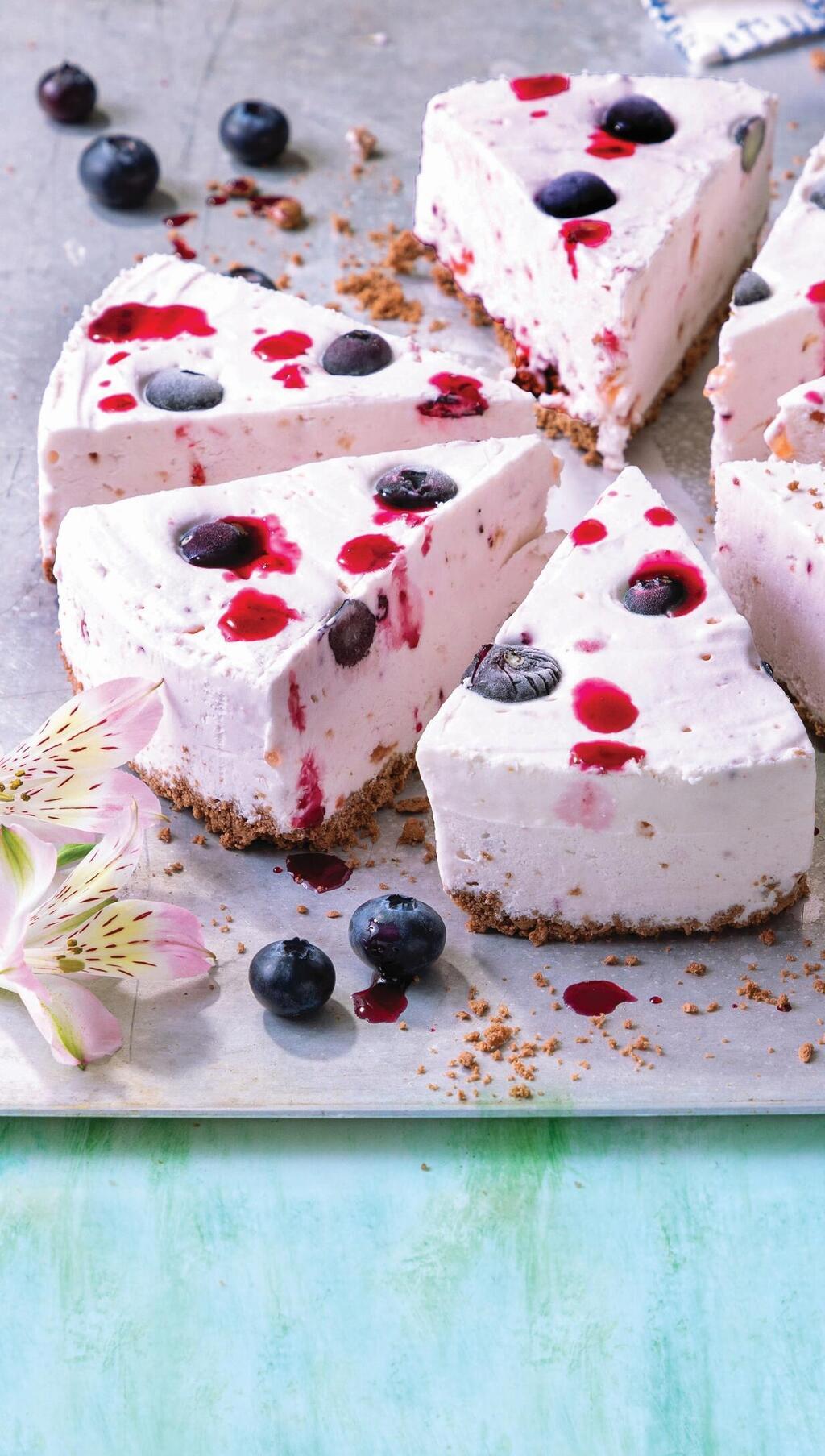 עוגת גלידה מיוגורט יווני