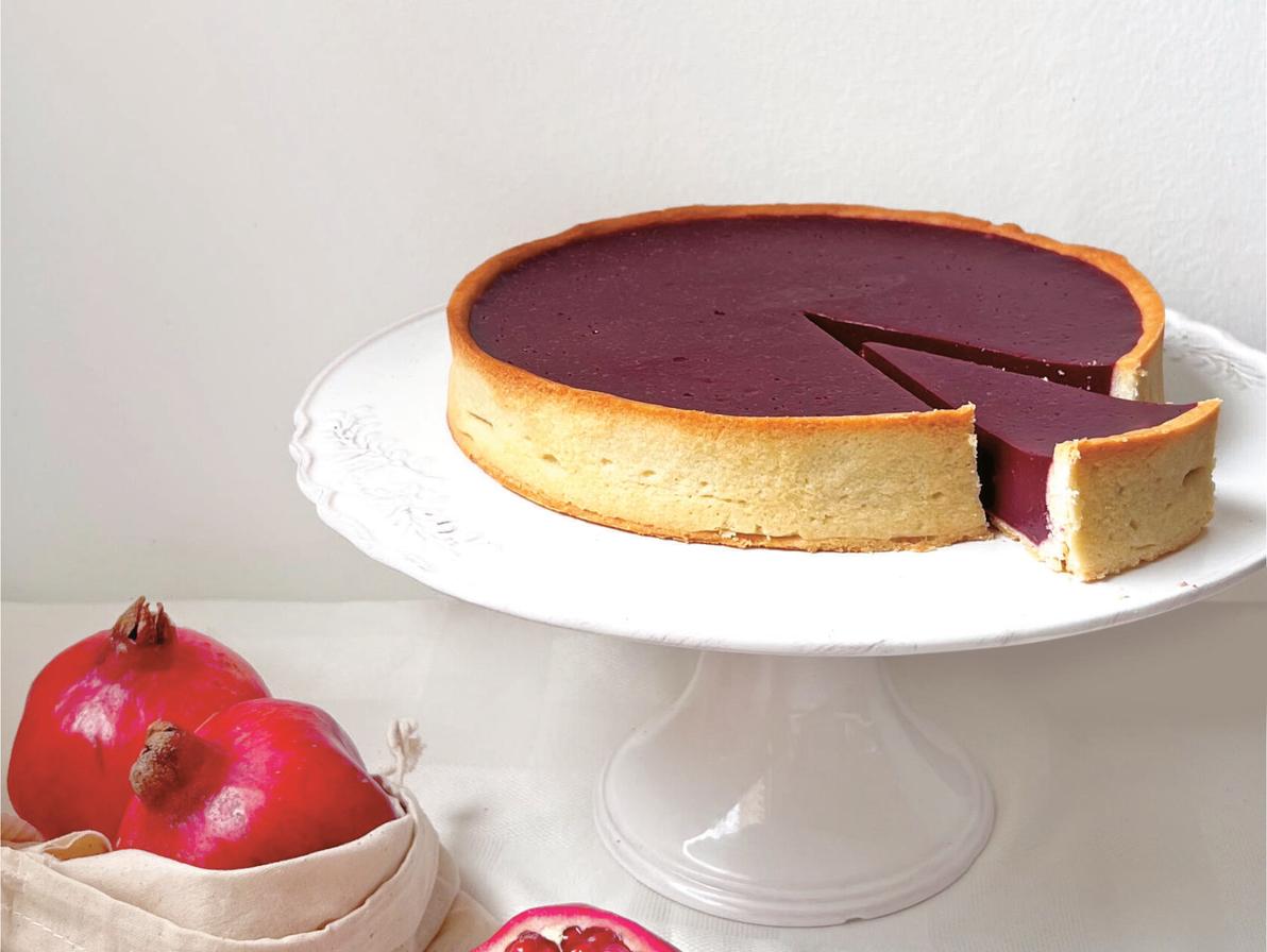 לראש השנה: טארט רימונים חגיגי