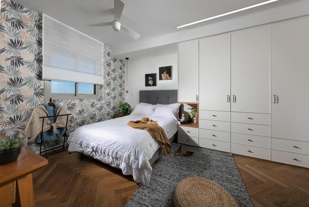 ארונות עד התקרה. עיצוב: מירב אלקובי (צילום: אלעד גונן, באדיבות דלקוב) עיצוב מירב אלקובי