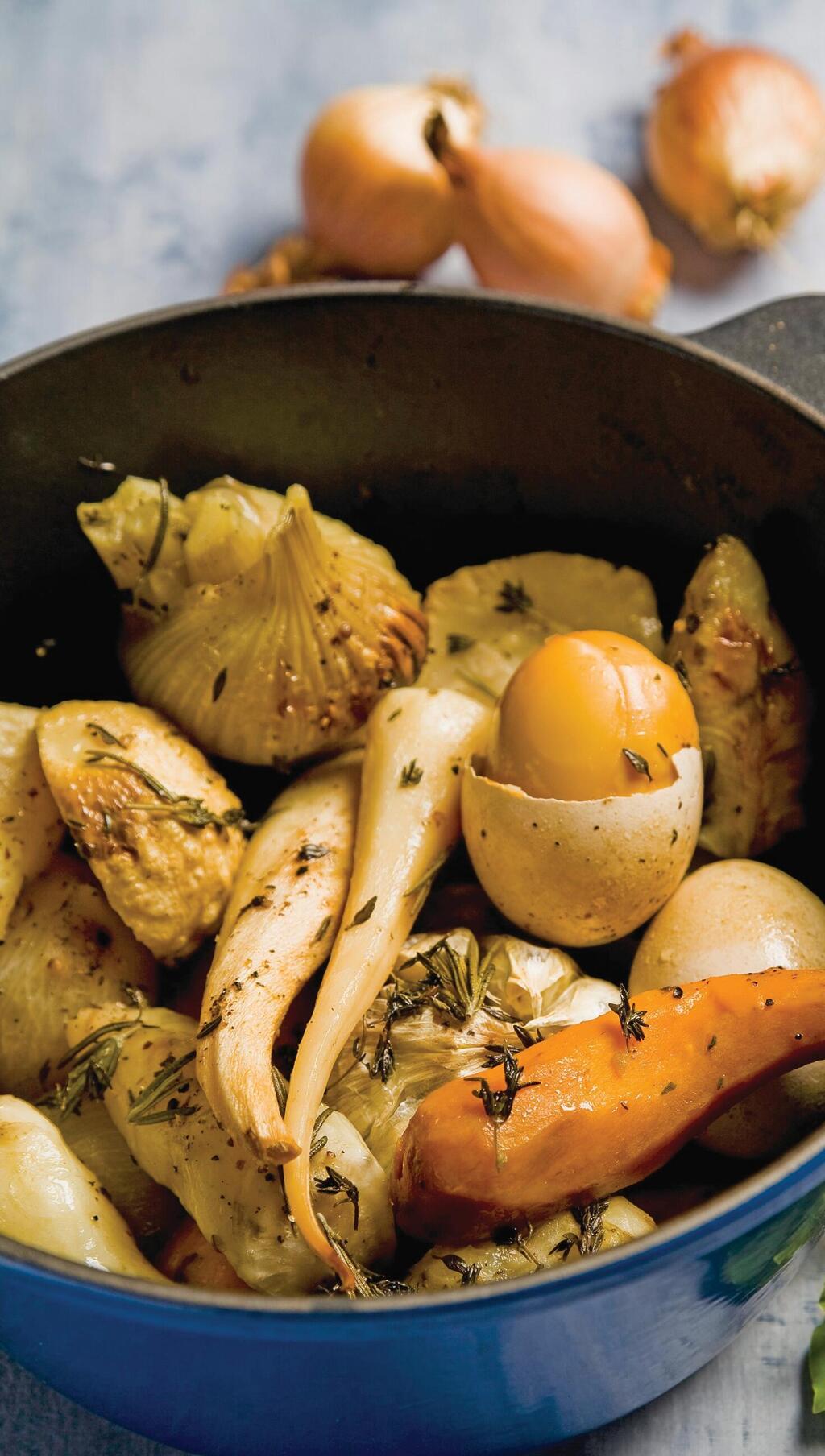 קדרת שורשים צמחוניח