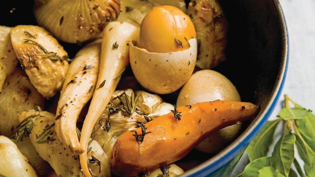 קדרת שורשים צמחוניח