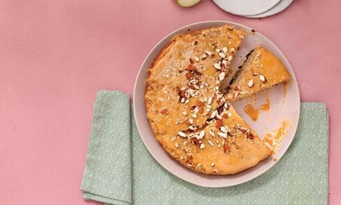 עוגת תפוחים ושקדים