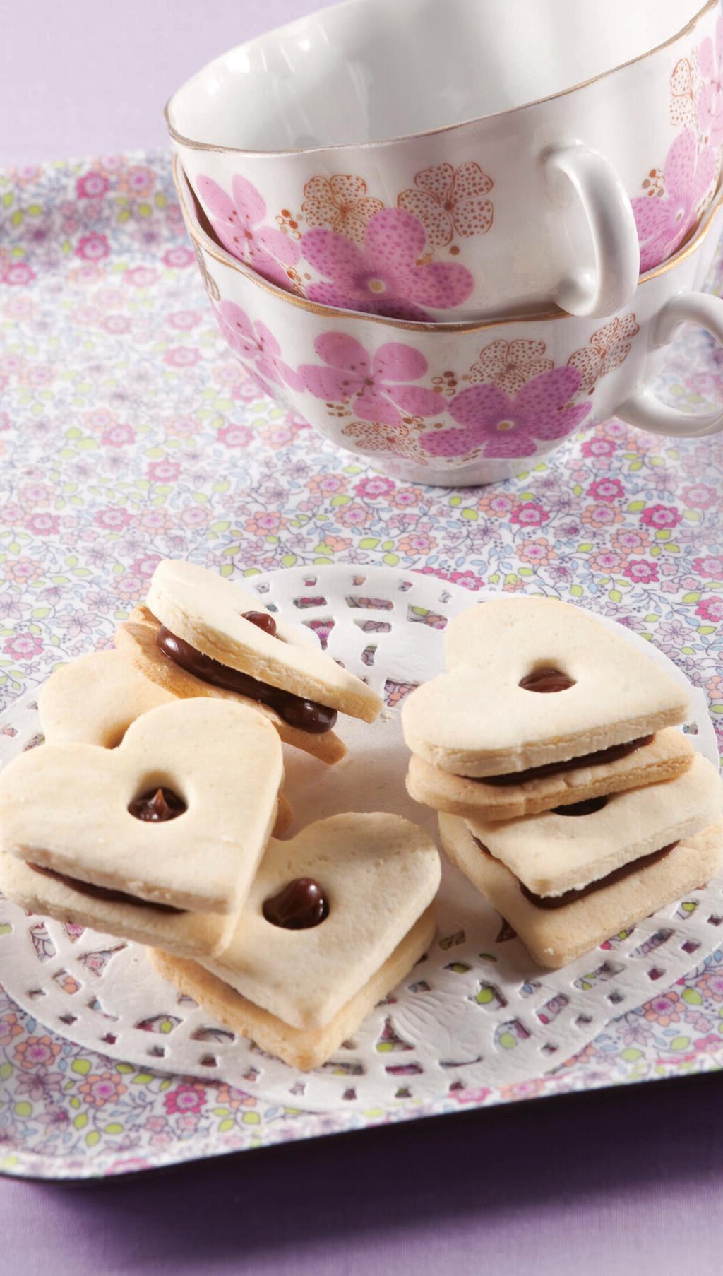 לבבות עדינים  עם ריבת חלב