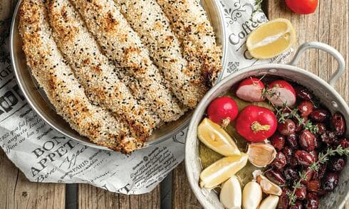 רולס תפוחי אדמה מדפי אורז