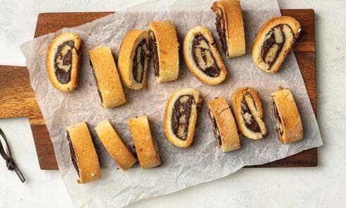 עוגיות מגולגלות ללא סוכר וללא גלוטן