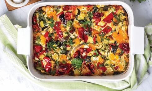 פשטידת אנטי פסטי וגבינות