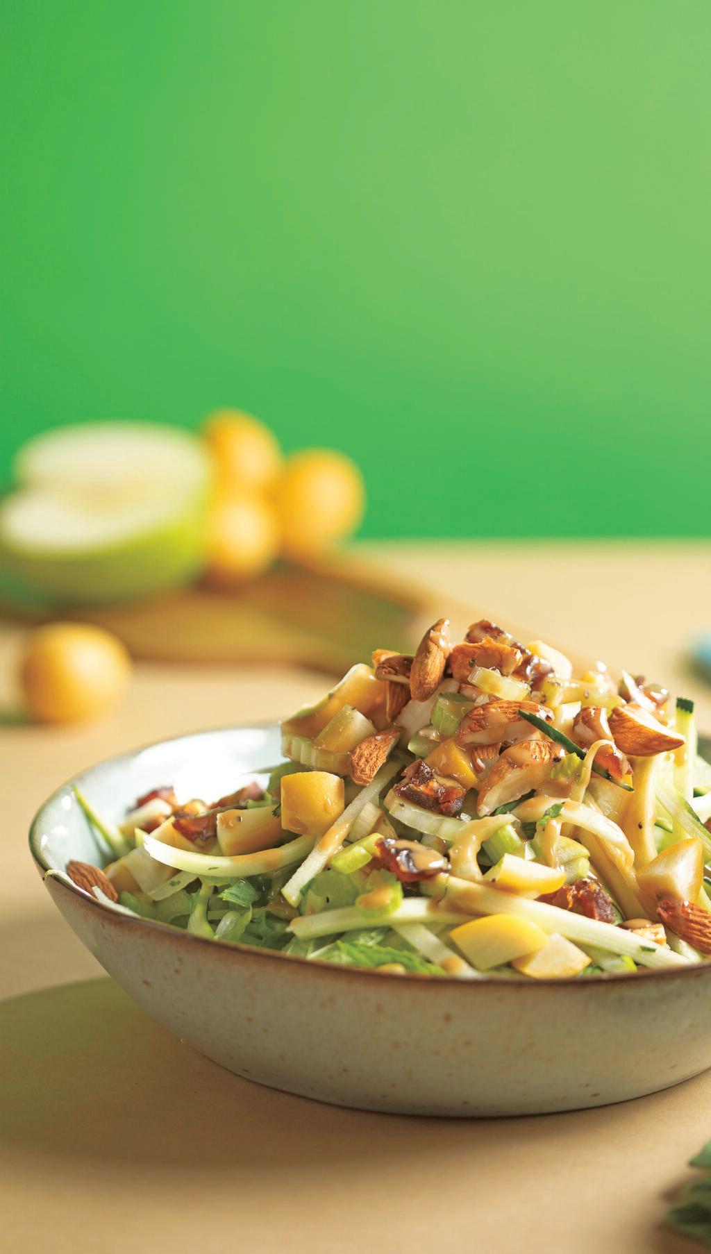 סלט סלרי, תמרים ותפוחים