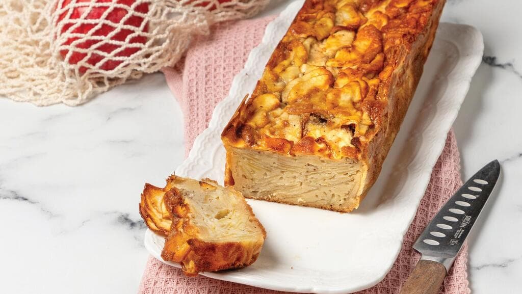 עוגת תפוחים שקופים