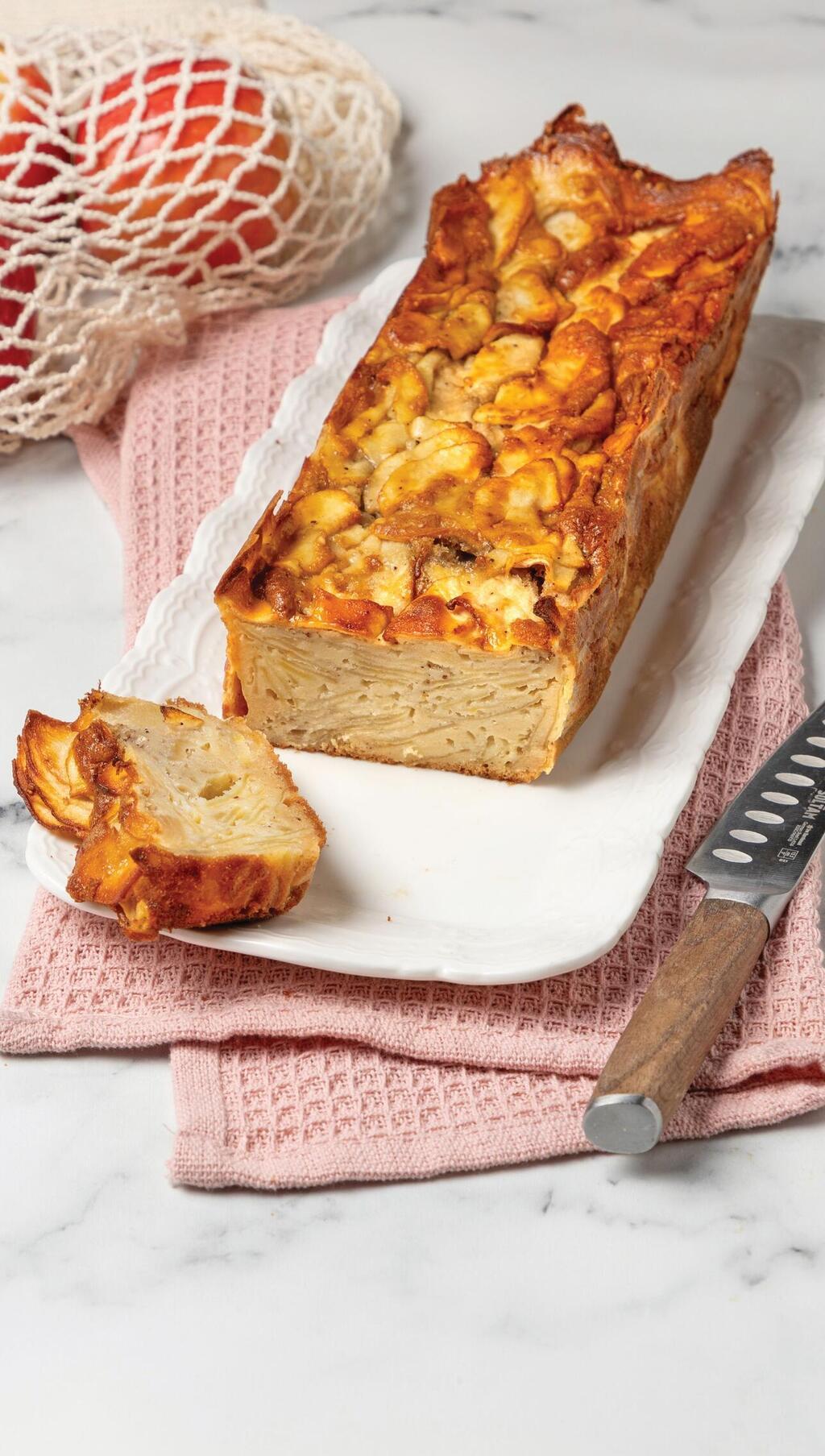 עוגת תפוחים שקופים