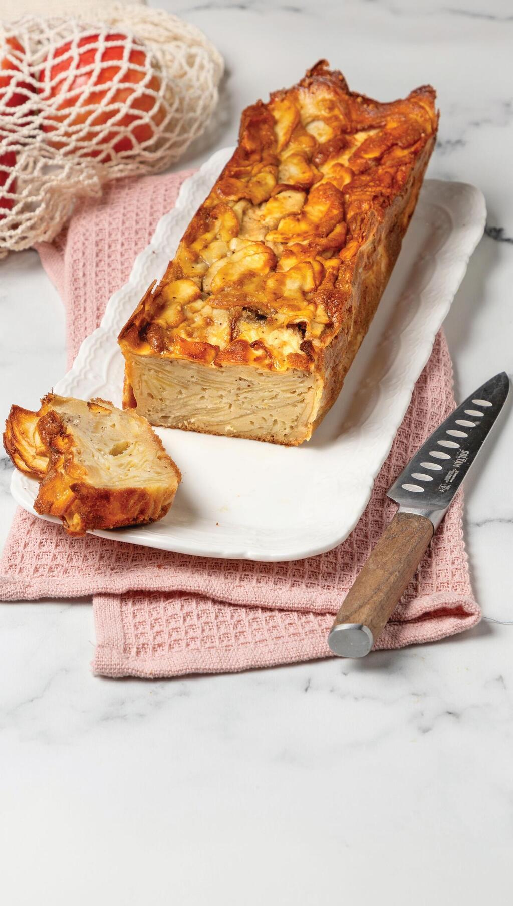 עוגת תפוחים שקופים