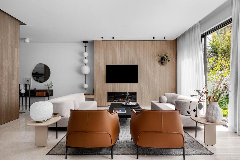 דירת גן דופלקס ברמת השרון, תכנון ועיצוב נורית גפן